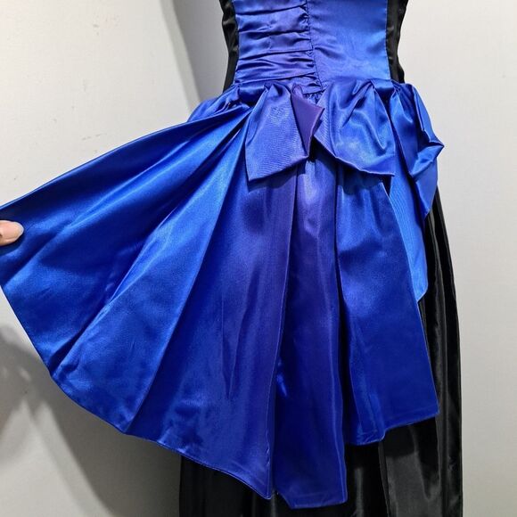 Vintage Gunne Sax Romantic Goth Y2K Sweetheart Neckline Princesscore Small Black - Picture 9 of 16